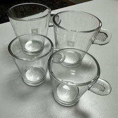 ネスプレッソ エスプレッソ コーヒーガラス製カップ ペア2個セットの画像