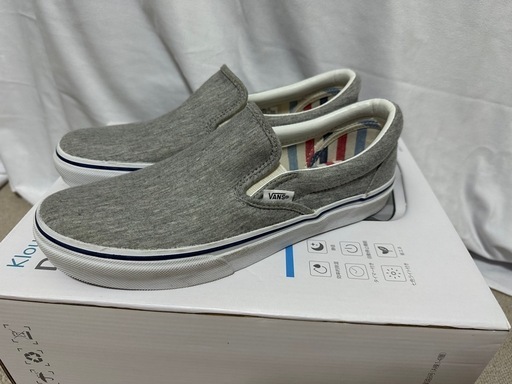 新品　vans スリッポン　グレー　27センチ