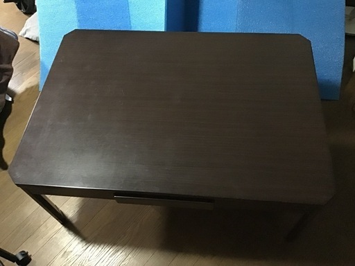 「美品」木目柄テーブル　机　デスク