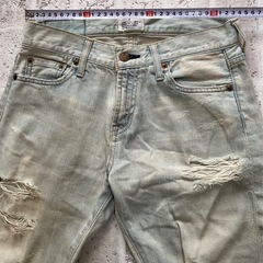 【美品】Ungridアングリッド デニムパンツ ライトブルー #24 の画像