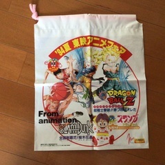 アニメ　巾着袋(ビニール) の画像