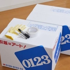 (受け取り予定者決定)アートの ダンボール 