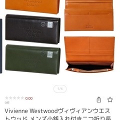 本革　1万　円値下げ！ヴィヴィアンウエストウッド　メンズ　本革　長財布　完売商品　の画像