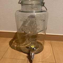 ガラス　ドリンクサーバー　中古