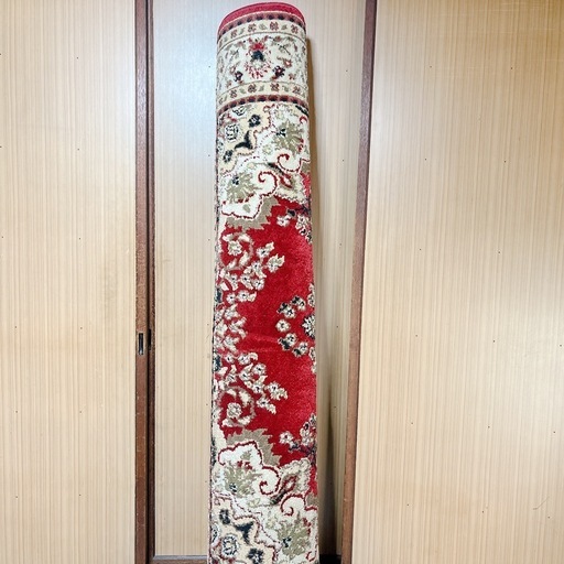 ヨーロピアンカーペットNINA トルコ製ラグ 160×240cm じゅうたん 絨毯 ダークレッド
