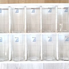 ガラスのコップ　10個セット　佐々木硝子　昭和レトロ