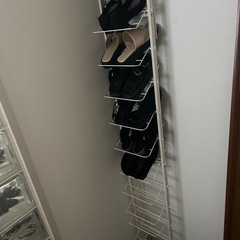 高さ2mのシューズラック、お譲りいたしますの画像