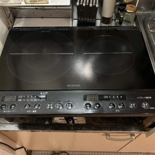 アイリスオーヤマ　IH 2口コンロ