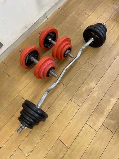 70kgセット IROTEC アイロテック　バーベル ダンベル