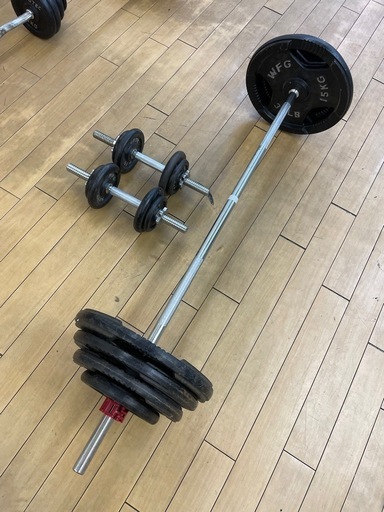 90kgセット　 ワイルドフィット　ダンベル　バーベルセット