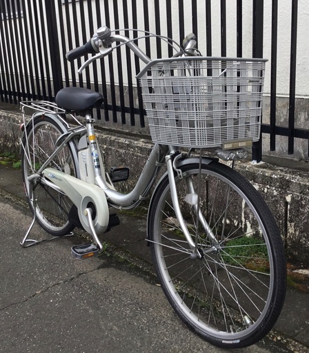 ブリヂストン アシスタ 電動アシスト自転車 シルバー ブリヂストン新