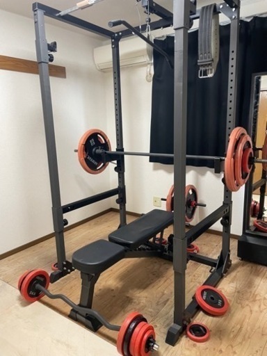 アイロテックマルチラック130kg  EZバー付き