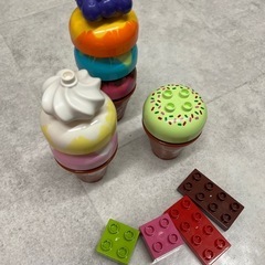 アンパンマン　レゴ　おおきなパン工場とすてきなおうちブロックバケツ　アイス　LEGO　の画像