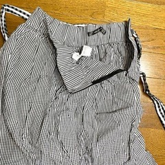 【美品】ZARAザラ モノトーン フレアスカート ウエストリボンの画像