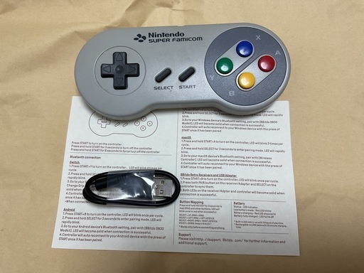 SFC Bluetoothコントローラー　8bitdo スーパーファミコン