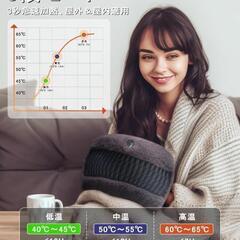 新品★JIEKU 電気あんか 湯たんぽ 充電式 水不要 3段温度調節 本体　カーキの画像