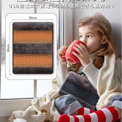 新品★JIEKU 電気あんか 湯たんぽ 充電式 水不要 3段温度調節 本体　カーキの画像