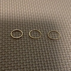 ゴールド　指輪5点セットの画像