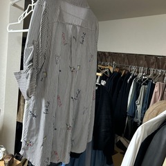 シャツブラウス　フリーサイズの画像