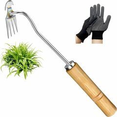 新品★草抜きくわ 道具 雑草取り 草むしり 便利グッズ 片手鍬 ...