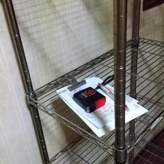 値下げスチール棚5段の画像
