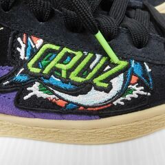 PUMA プーマ スウェード サンタクルーズ ブラック グリーンフラッシュ 381905-01 size:26.5cmの画像