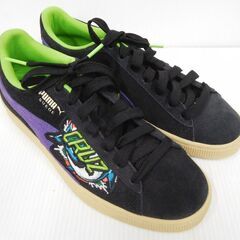 PUMA プーマ スウェード サンタクルーズ ブラック グリーン...