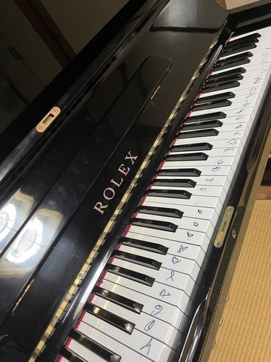 ROLEX グランドピアノ 黒色 3ペダル KR-27