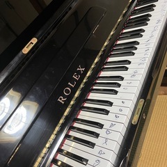 ROLEX グランドピアノ 黒色 3ペダル KR-27の画像