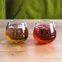 Floyd Daruma Glass & Fukurou Gla...