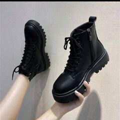 【未使用】　ショート　ブーツ　24〜24.5cmの画像