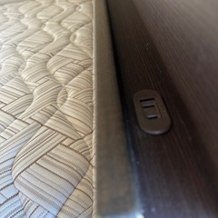 ダブルベッド とマット
の画像