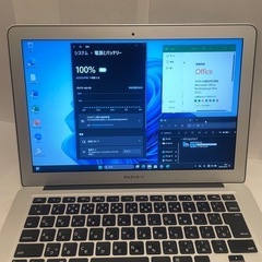 極美品 MacBook Air windows11 officeの画像