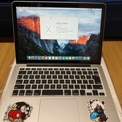 取りに来てくれる人限定 MacBook pro 13inchの画像
