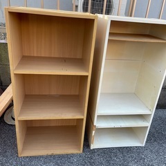 整理棚と籠