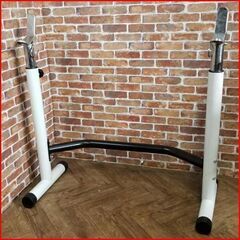⑤ 状態良好 アイロテック/IROTEC スクワットラック＋マルチポジションベンチ＋プレート65Kg+ダンベルシャフト 2本+バーベルシャフト 1本 手渡し希望/自社配送可能（配送エリアについてお問い合わせください )の画像