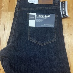 紳士　ヘインズ　ストレッチストレートGパン　デニム　 ウエスト8...