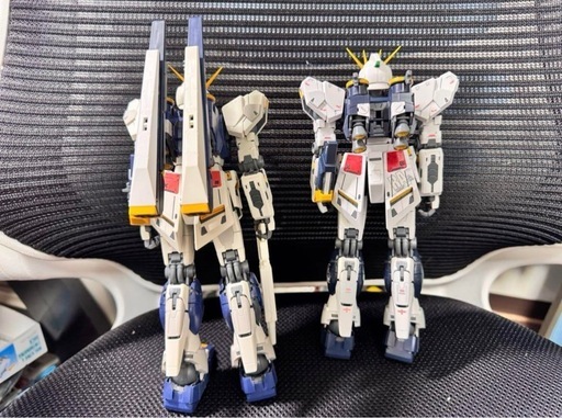 ガンプラMGνガンダムHWS VerKa&ダブルフィンファンネルセット　本体2体