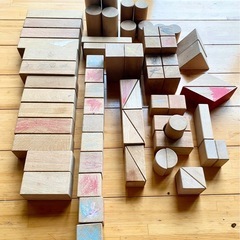 ウッドブロック　木のおもちゃ
