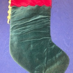 クリスマス　プーさん　ソックス型オーナメントの画像