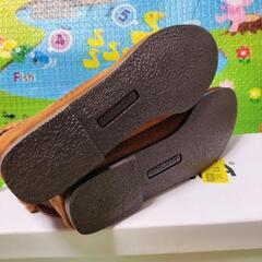 ミネトンカ 新品 バックジッパー スエードブーツ 282ブラウンの画像