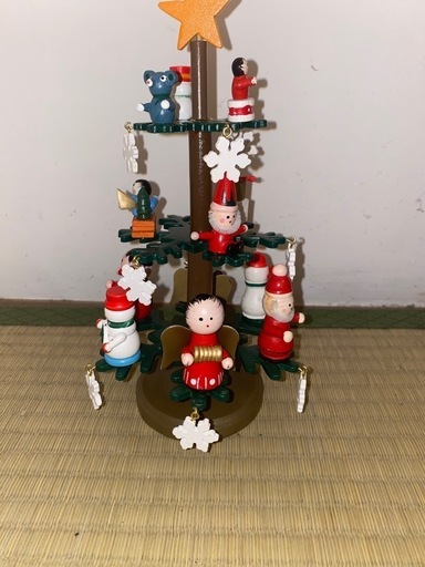 クリスマス　木製クリスマスツリー