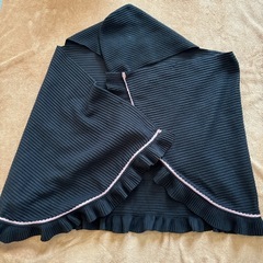 決まりました！授乳ケープ　ブラック　あったか　冬用