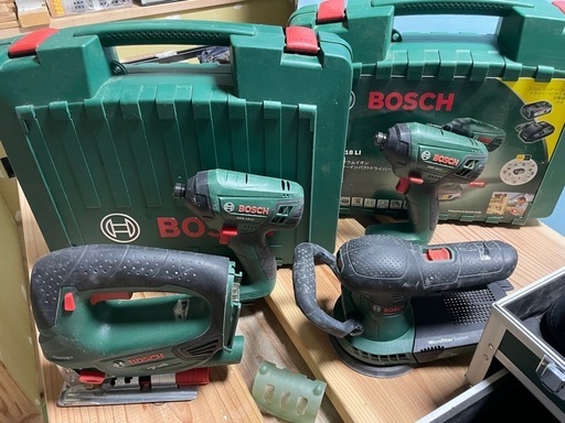 BOSCH DIY 電動工具セット+丸のこ、卓上丸のこ