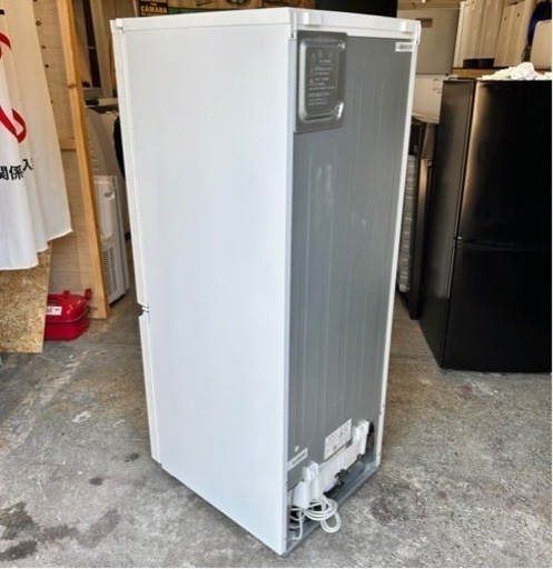 札幌市内配送可 美品 21年製 SHARP シャープ 179L 2ドア冷蔵庫 SJ-D18G-W つけかえどっちもドア