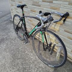中古自転車 2×8段変速 525MM ロードバイク軽整備済み 防犯登録対応 町田市 相模原市 MM481の画像