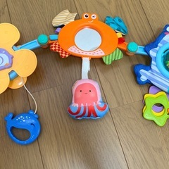 ベビーカー バウンサー おもちゃの画像