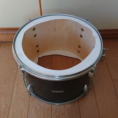 差し上げます！　ドラムのタム　３４Cｍ　1個　画像の現状渡し
