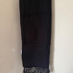ユニクロ　ヒートテックマフラー(黒)