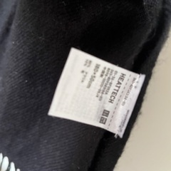 ユニクロ　ヒートテックマフラー(黒)の画像